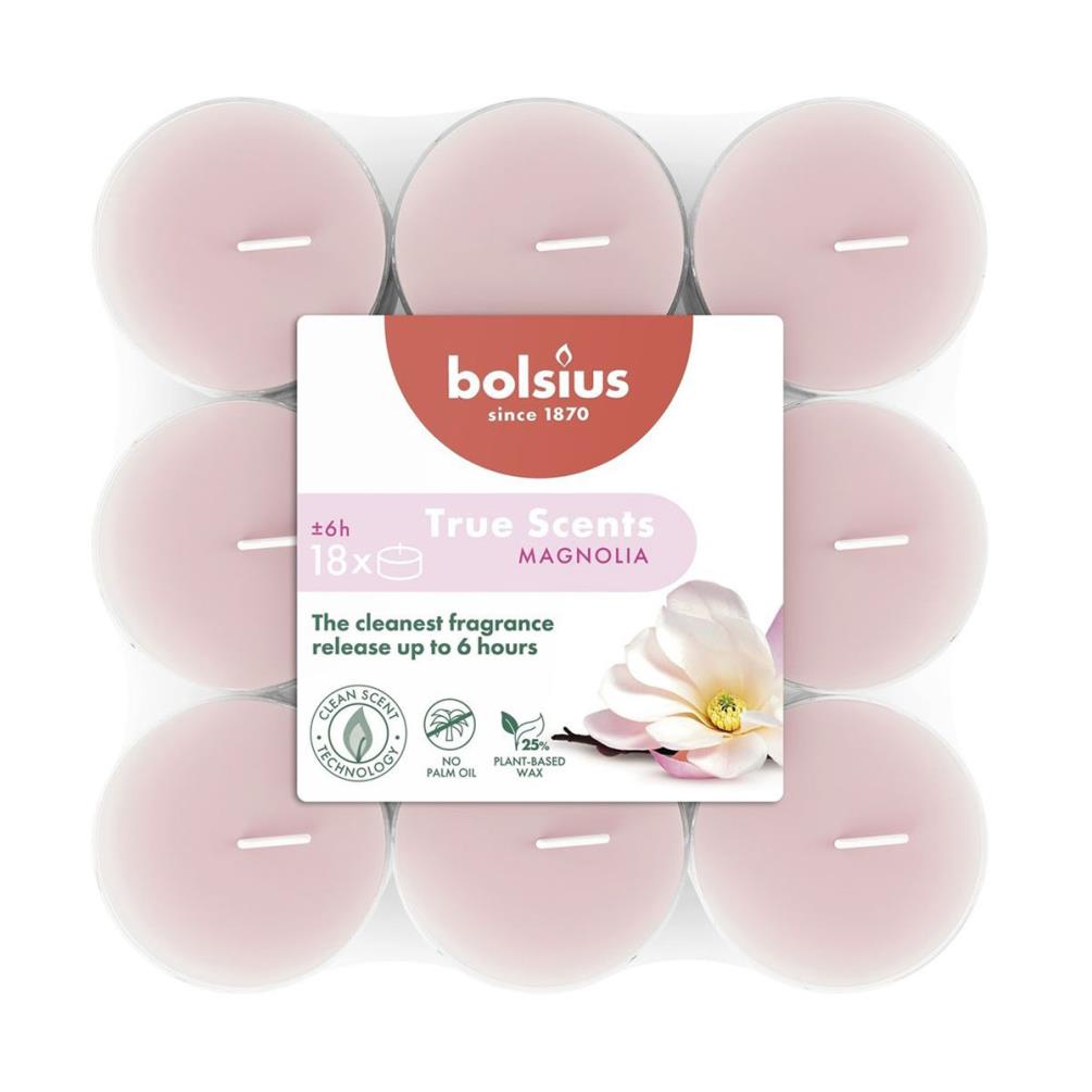 Bolsius Magnolia 6 Hour Tealights (Pack of 18) £5.84